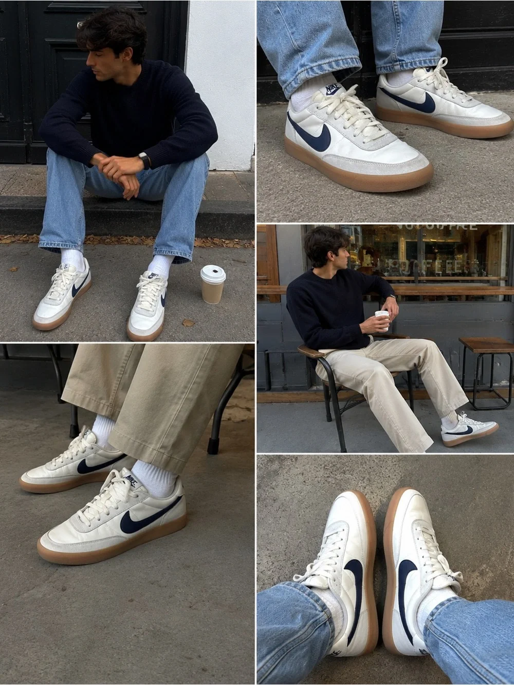 Nike Killshot 2 Leather Sail Navy Gum Sneakers Men’s 10
